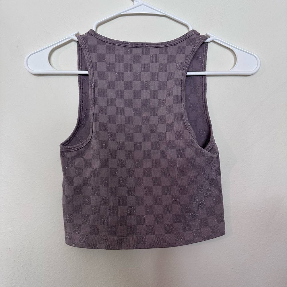 Aeropostale Seriously Soft Checkered Bra - Gray - Picture 3 of 3